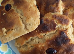 Una foto de Galletas de Café y Arándanos