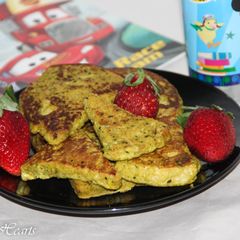 A picture of The Hulk’s Savory Coriander-Mint Toast.