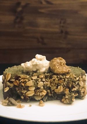 Hình của món Bánh gato chuối/pancake keto, eat clean.