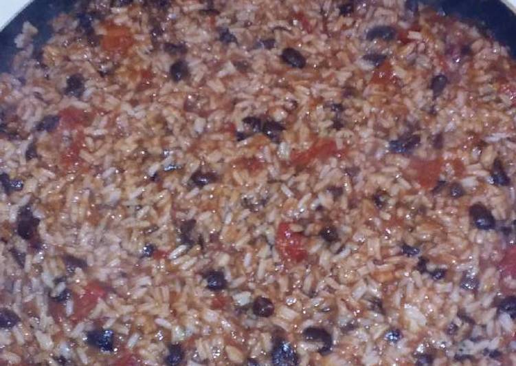 Recipe of Perfect Mexican style beans & red rice