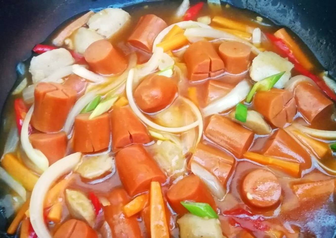 Sosis Baso Asam Manis
