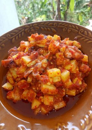 Foto resep Sambal kentang cumi asin
