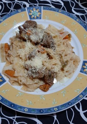 Una foto de Tallarines caseros 🍝