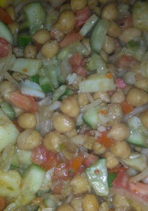 A picture of Chana chat.