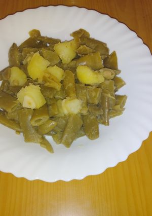 Una foto de Judías verdes cocidas con patatas