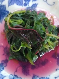 【清熱解毒】薑絲炒紅莧菜 的食譜成品照片