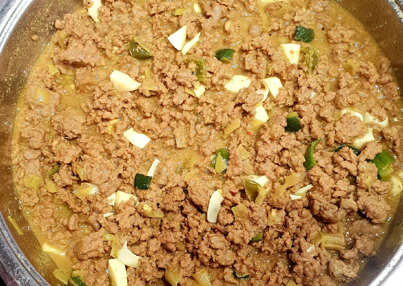 Carne picada o molida con arroz a mi manera