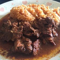 A picture of Birria de Res on Crockpot.