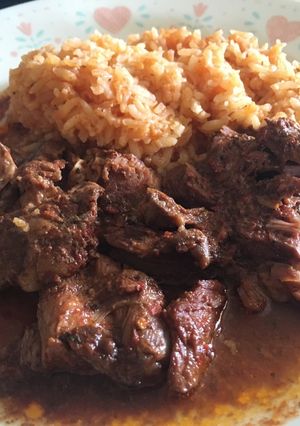 A picture of Birria de Res on Crockpot.