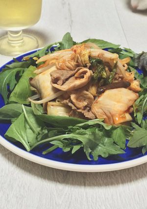 A picture of Pork&kimuchi BUTAKIMUCHI.