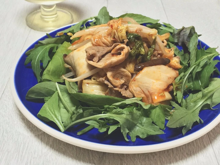 Easy Steps Prepare Recipes Pork&amp;amp;kimuchi BUTAKIMUCHI the So Delicious Make You Drink.