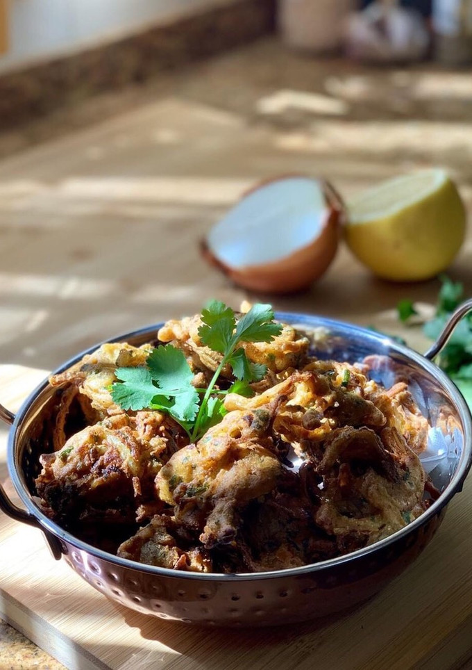 Una foto de Onion bhaji ! 🕉🕌👳🏾‍♀️