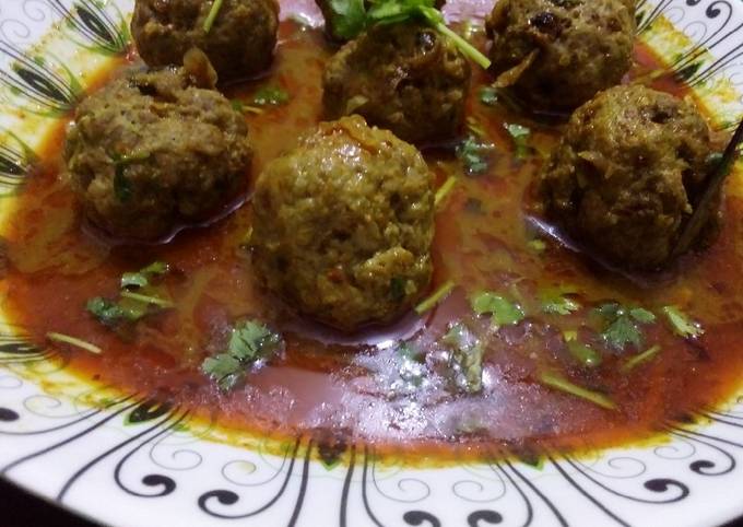 Recipe of Award-winning Beef kofta gravy