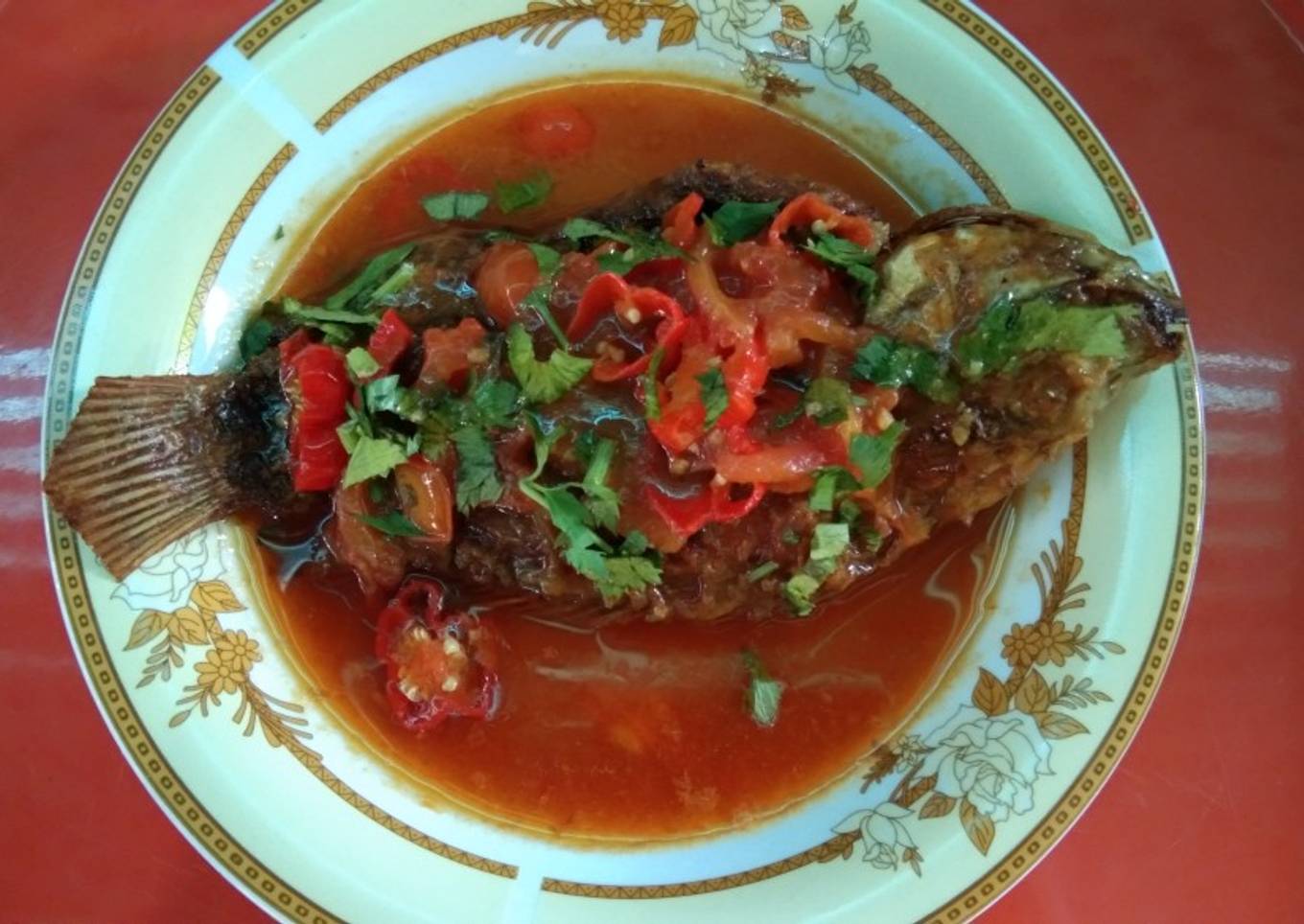 Ikan Nila rica rica
