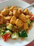Salad diêm mạch + đậu tẩm vừng