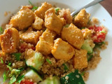 Salad diêm mạch + đậu tẩm vừng