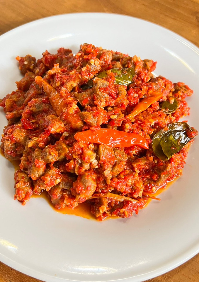 Foto resep Sambal Paru / Daging