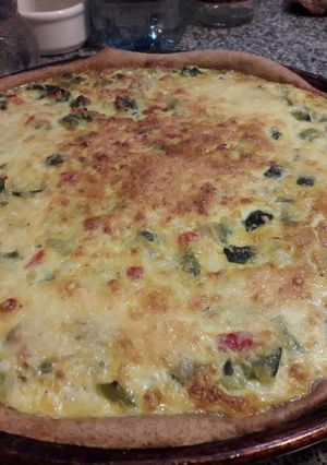 Una foto de Masa integral para tarta de zapallitos