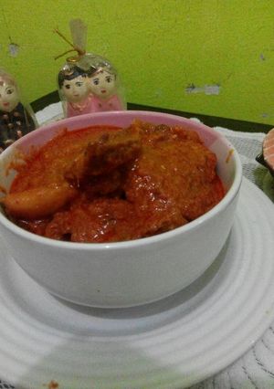 Foto resep Rendang Daging dan Kentang