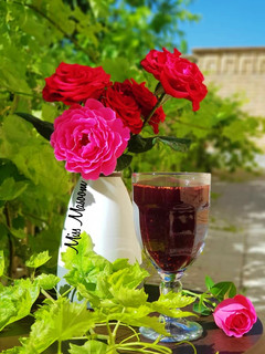 عکسی از دستور شربت توت سیاه