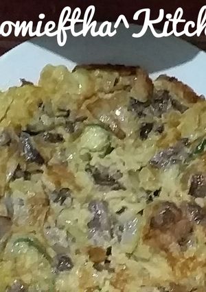 Foto resep Dadar Jamur Cabe Ijo