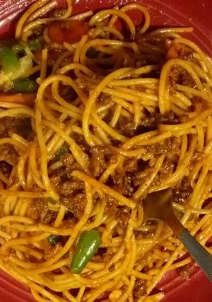 A picture of Beef Bolognese.