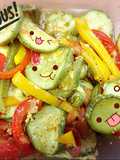Verduras horneadas a la vinagreta con parmesano なな紫(^ω^)。