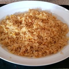 A picture of Coconut Saffron Rice 😊.