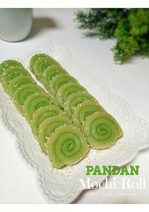 Foto resep Pandan Mochi Roll