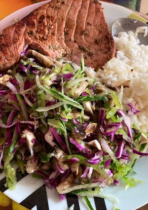Una foto de Ensalada verde