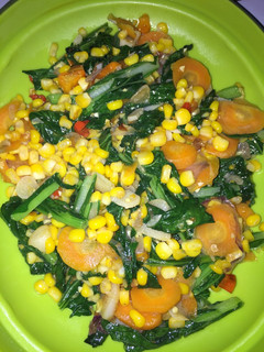 Foto resep Tumis sawi jagung wortel