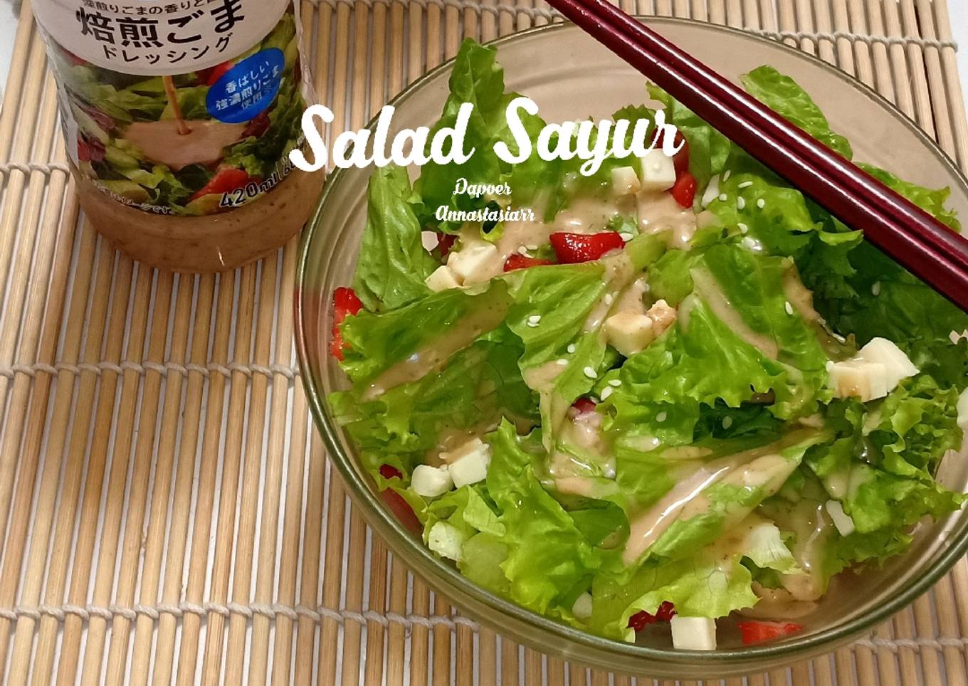 Salad sayur simple
