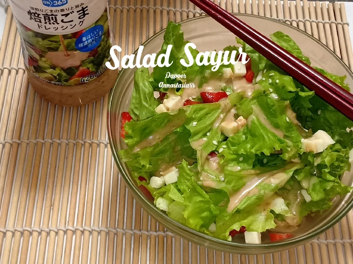 Cara Gampang Membuat Resep  Salad sayur simple yang Enak, Lezat
