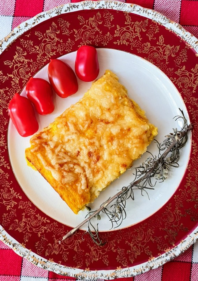 Una foto de Pastel de choclo en licuadora 🌽 Chipa Guazú en licuadora 🌽