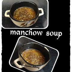 A picture of Manchow soup.