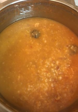 صورة لوصفة شوربة كويكر بالخضار