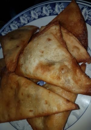 A picture of Tortilla samosa.