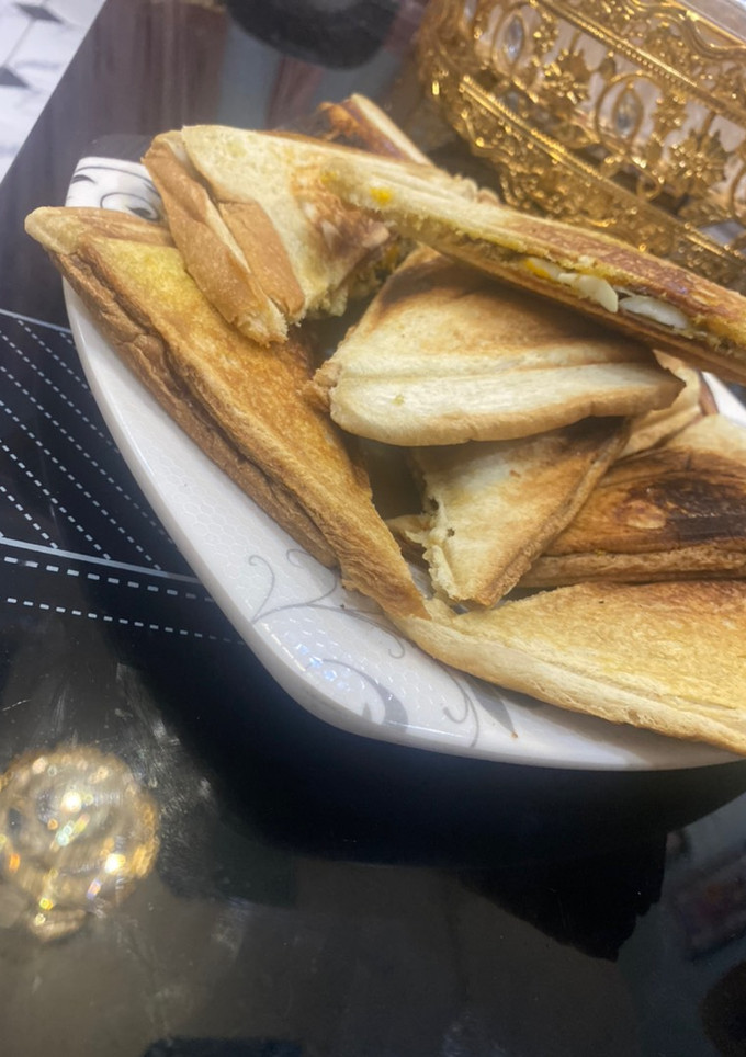 Toasted bread ainihin hoton girkin