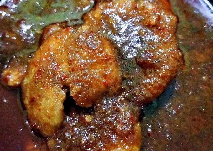 Semur jengkol pedas