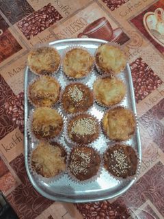 Sajtos muffin recept fotója