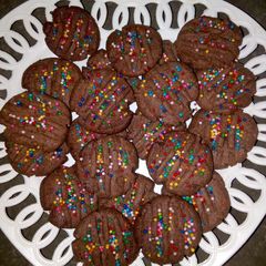 Cocoa cookies A picture of Cocoa cookies.