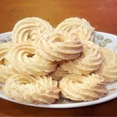 A picture of Cheese sago cookies.