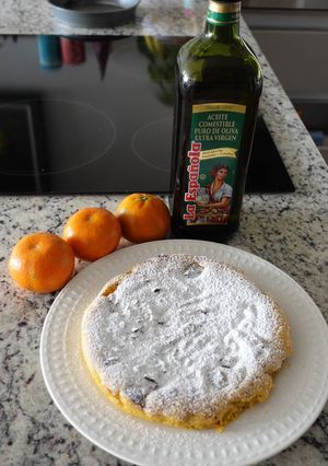 Una foto de Panqué de mandarina casero
