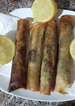 Une photo de Bourek aux épinards / viande hachée / fromage
