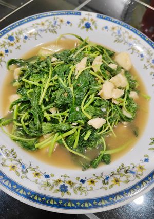 Foto resep Bayam Tumis Ebi