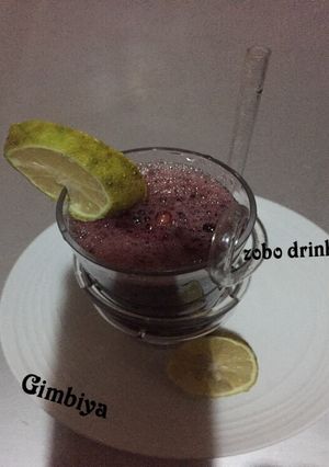 A picture of Zobo drink #Abuja.