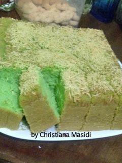 Foto resep Bolu Pandan Keju Anti Gagal