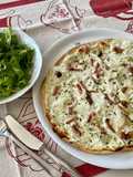 Tarte flambée alsacienne, version healthy 😀