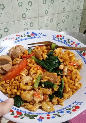 Foto resep Mie burung dara pipih ala kanti