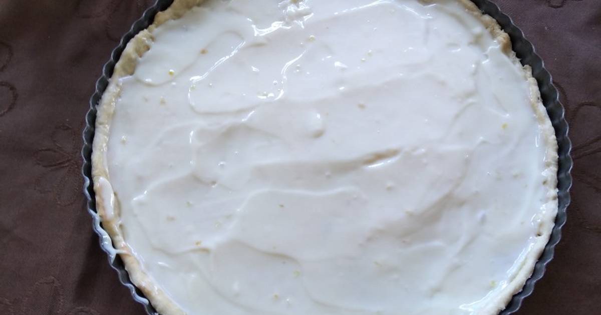 Pie de limón masa sin azúcar Receta de Lorena Cookpad